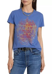 Mother Denim The Lil Goodie Goodie Abstract Cotton T-Shirt