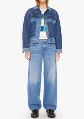 Mother Denim The New Kid On The Block Jacket In Mid-Blue Wash