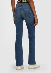 Mother Denim The Outsider Sneak Mid Rise Cotton Jeans