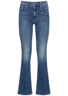 Mother Denim The Outsider Sneak Mid Rise Cotton Jeans