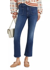 Mother Denim The Patch Pocket Insider Flood Jeans