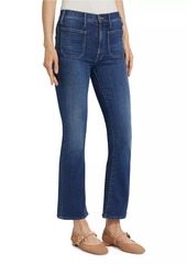 Mother Denim The Patch Pocket Insider Flood Jeans