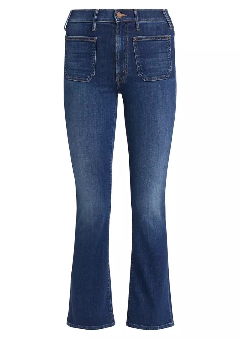 Mother Denim The Patch Pocket Insider Flood Jeans