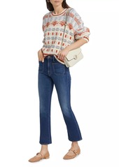 Mother Denim The Patch Pocket Insider Flood Jeans