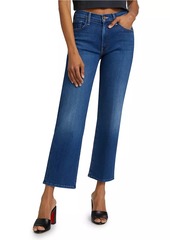 Mother Denim The Rambler Cropped Straight-Leg Jeans