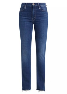 Mother Denim The Runaway Step Skinny Flare Jeans