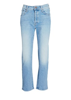 Mother Denim The Scrapper High-Rise Ankle Jeans