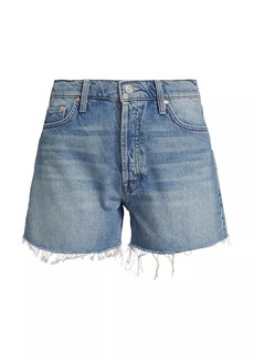 Mother Denim The Skipper Fray Denim Shorts