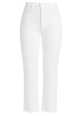 Mother Denim The Tomcat High-Rise Ankle Straight-Leg Jeans