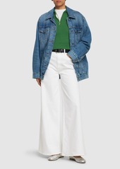 Mother Denim The Undercover Raw Cut Flared Jeans