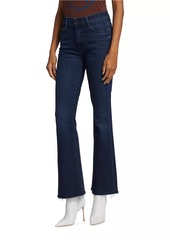 Mother Denim The Weekender High-Rise Stretch Flare Jeans