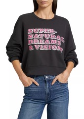 Mother Denim The Winger Cropped Sweatshirt