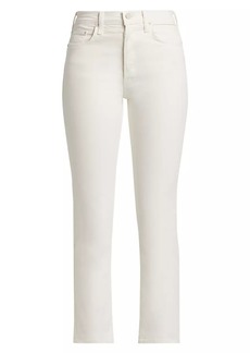 Mother Denim Tomcat High-Rise Crop Twill Pants