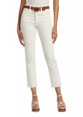 Mother Denim Tomcat High-Rise Crop Twill Pants