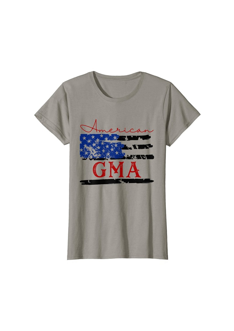 Mother Denim Womens American Gma Flag Cute 4th of July USA T-Shirt