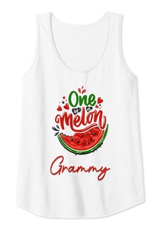 Mother Denim Womens Funny One In A Melon Grammy Matching Group Tank Top