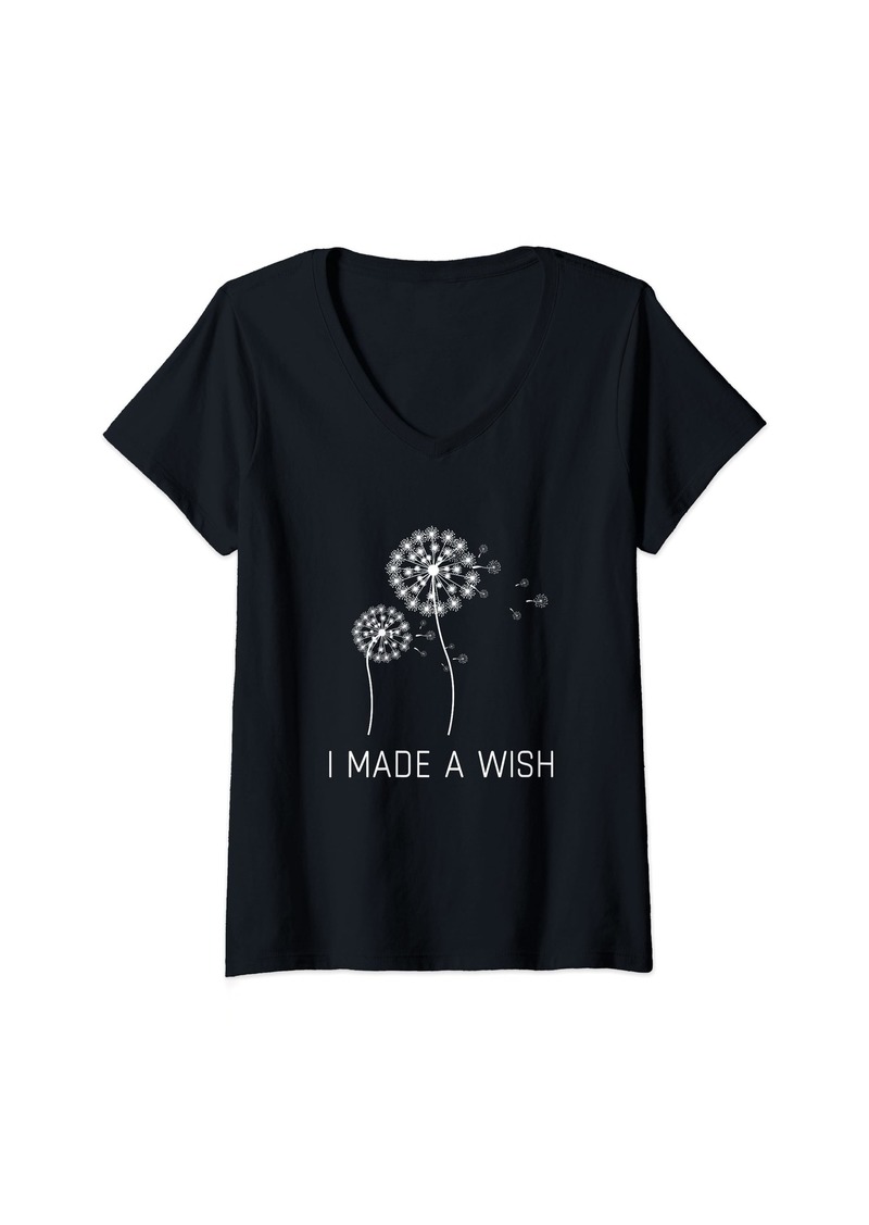 Mother Denim Womens I made a wish mommy and me V-Neck T-Shirt