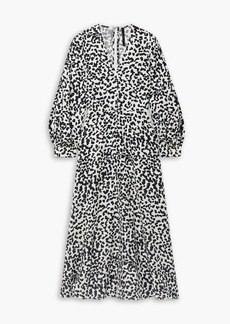 Mother of Pearl - Ramona printed TENCEL™ Lyocell midi dress - Black - UK 8