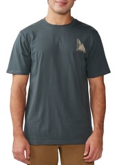 Mountain Hardwear Columbia Men's Jagged Peak Short Sleeve T-Shirt, Small, Green