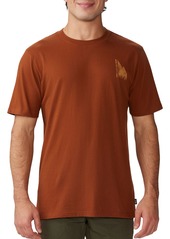 Mountain Hardwear Columbia Men's Jagged Peak Short Sleeve T-Shirt, Small, Green