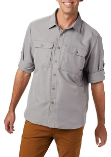 Mountain Hardwear Men's Canyon Long Sleeve Shirt, Large, Gray