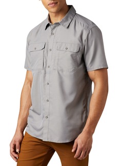Mountain Hardwear Men's Canyon Short Sleeve Shirt, Large, Gray | Father's Day Gift Idea