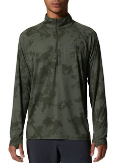 Mountain Hardwear Men's Crater Lake 1/2 Zip Sweatshirt, Large, Green