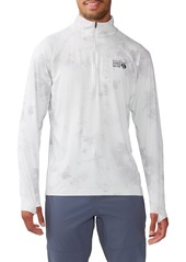 Mountain Hardwear Men's Crater Lake 1/2 Zip Sweatshirt, Large, Blue