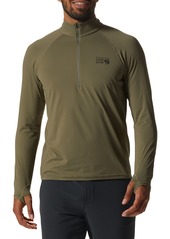 Mountain Hardwear Men's Crater Lake 1/2 Zip Sweatshirt, Large, Blue