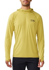 Mountain Hardwear Men's Crater Lake LS Hoody, Small, Green | Father's Day Gift Idea