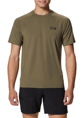 Mountain Hardwear Men's Crater Lake Short Sleeve Shirt, XL, Gray