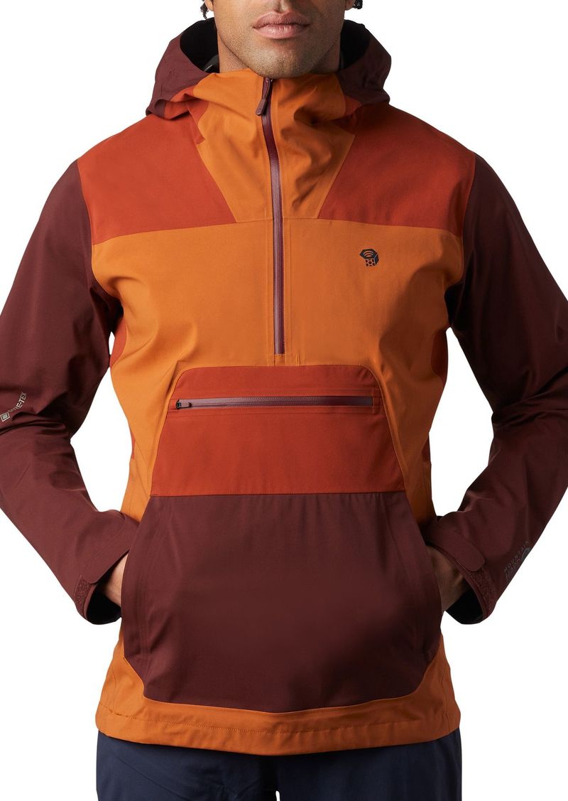 Mountain Hardwear Men's Exposure/2 Gore-Tex Paclite Anorak Jacket, XL, Red | Father's Day Gift Idea