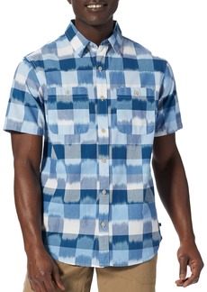 Mountain Hardwear Men's Grove Hide Out Short Sleeve Shirt, Large, Blue