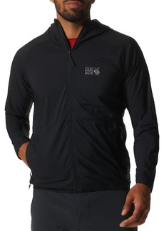 Mountain Hardwear Men's Kor AirShell Lightweight Hooded Jacket, Small, Black