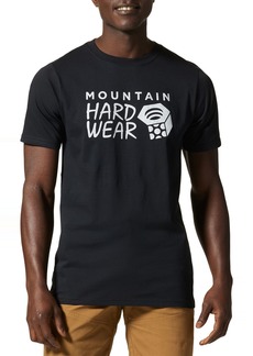 Mountain Hardwear Men's MHW Logo Short Sleeve T-Shirt, Large, Black | Father's Day Gift Idea