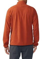 Mountain Hardwear Men's MicroChill ¼ Zip Pullover Sweatshirt, Small, Green