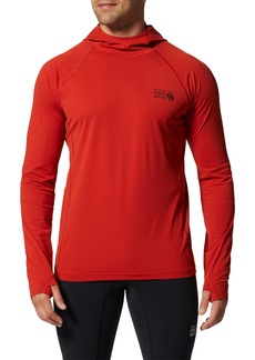 Mountain Hardwear Men's Mountain Stretch Hoodie, XL, Red | Father's Day Gift Idea