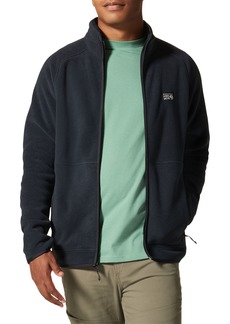 Mountain Hardwear Men's Polartec ®  Brushed Full Zip Jacket, Large, Black