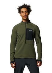Mountain Hardwear Men's Polartec Power Grid Half Zip Jacket  L