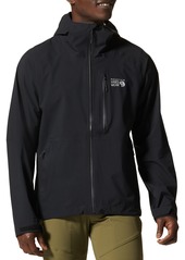 Mountain Hardwear Men's Stretch Ozonic Rain Jacket, Medium, Black | Father's Day Gift Idea