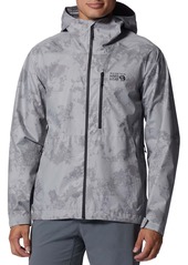 Mountain Hardwear Men's Stretch Ozonic Rain Jacket, Medium, Black