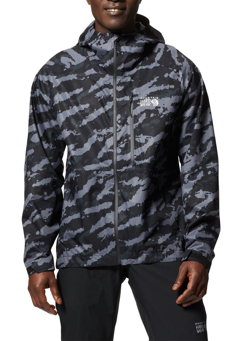 Mountain Hardwear Men's Stretch Ozonic Rain Jacket, Medium, Black | Father's Day Gift Idea