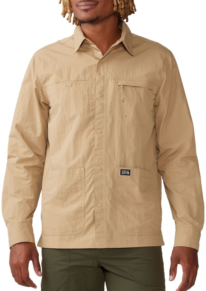 Mountain Hardwear Men's Stryder™ Long Sleeve Shirt, Small, Brown