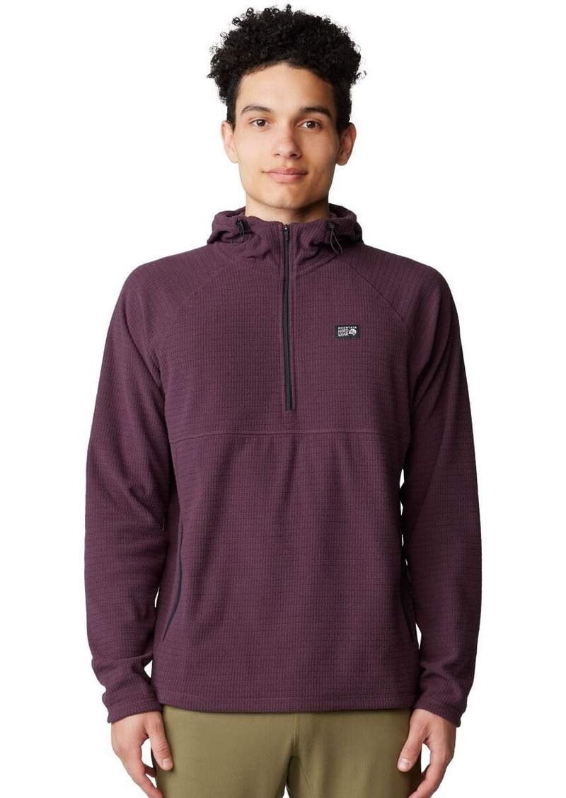 Mountain Hardwear Men's Summit Grid Hoody BlackBerry