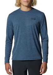 Mountain Hardwear Men's Sunblocker LS Top, XL, Blue