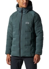Mountain Hardwear Stretchdown&trade; Water Repellent 700 Fill Power Jacket in Black Spruce at Nordstrom