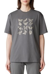 Mountain Hardwear Women's Butterflies Boxy Crop Top Shirt, Small, Brown