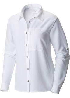 Mountain Hardwear Women's Canyon Long Sleeve Shirt, Small, White