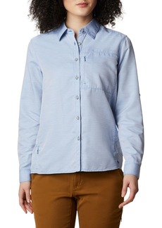 Mountain Hardwear Women's Canyon Long Sleeve Shirt, XL, Blue