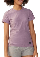 Mountain Hardwear Women's Chillaction Short Sleeve Shirt, Medium, Gray